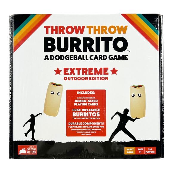 NEW Throw Throw Burrito Game by Exploding Kittens - Picture 1 of 5